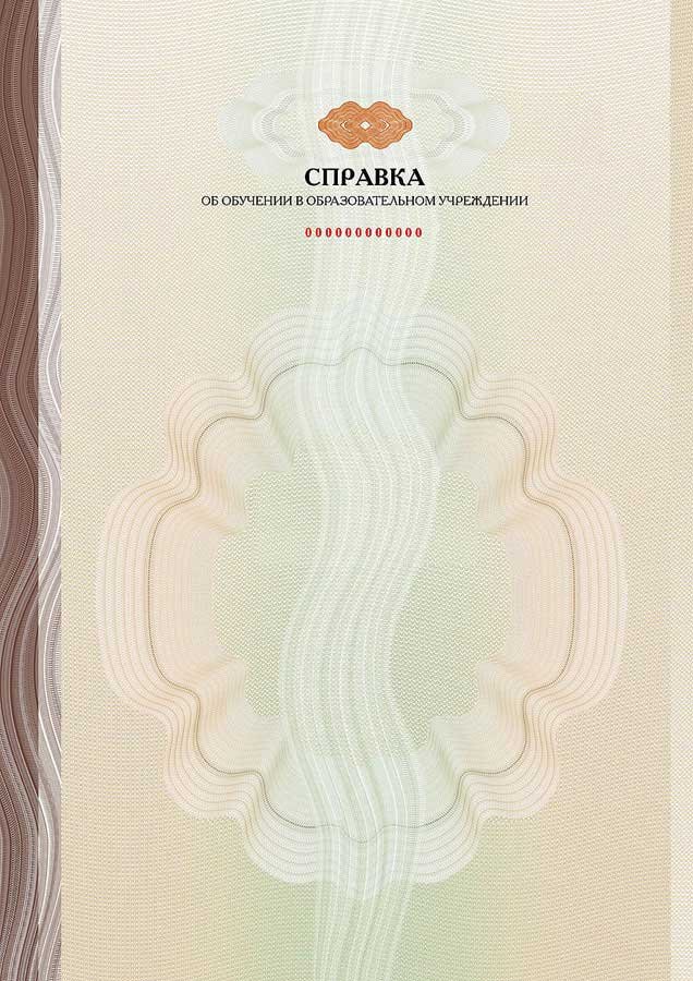 Справка об обучении  